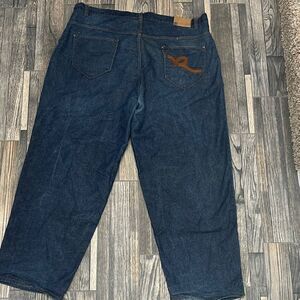 🔥🔥 ROCAWEAR Designer Denim Medium Wash Blue Jeans - Men Size 46 - EXCELLENT